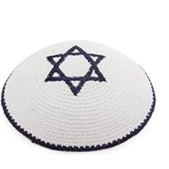 Customizable High-Quality Woven Embroidery Kippah for Men and Children